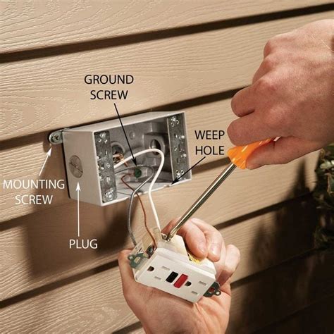 how to install electrical box in stucco|outdoor box for stucco.